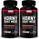 Sila Factor Horny Kozel za moške, Naravni moški pogon in Vitalnost dodatek z naravnimi sestavinami za superior Absorpcija, Osnovna serija, 750mg, 60 Število (Pack of 2)