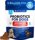 Probiotiki za pse - podpora Gut Zdravje, Srbeča koža, Alergije, Imuniteta, Yeast Balance - Probiotiki za pse in pregestivnih encimov s prebiotiki - zmanjšanje diareje, plin - 70 Probiotični žveči za pse