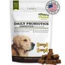 Paw Choice probiotiki za pse s prebiotiki - Dnevni žvečenje za črevesno zdravje, digestion, regularnost in imunske podpore - Naravni dodatek zdravljenje Made in ZDA