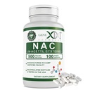 Genex Formule NAC 500 mg (100 kapsul) N- acetil cistein, podpira zdravje jeter - ne- GMO, Gluten Free, Vegan (3 mesec oskrbe)