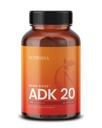 Nutriissa ADK 20 - Imunska in kostna zdravstvena podpora z vitamini A, D & K (25.000 i.e.) - 4-mesečna oskrba - EPEB Certified for Purity & Potency - 120 veganskih kapsul