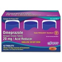 Ohm Omeprazol 20mg, 42 Zapoznele tablete za sproščanje, reducent kisline za pogosto zgago, 24-urno lajšanje zgage Medicine, pomaga lajšanje želodčne bolečine in nelagodje v prsih (6 tednov dobave, 42, Število)