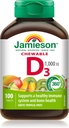 Jamieson Laboratories 1000 LU Natural Tropical Flavor Žvečljivi vitamin, 100 Število