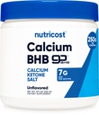 Nutricost kalcij BHB (250g) nearomatizirana - kalcijeva ketonska sol - brez glutena