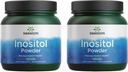Swanson 100% Pure Inositol Powder - Natural Supplement Promotion Focus & Relaxation - Živčna in celična podpora - (8oz) 2 Pack