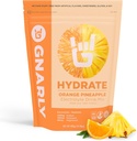 Gnarly Nutrition Hydrate Electrolyte Powder – Orange Ananas vadba Hydration Drink Mix – NSF Sport Certified – Electrolyte Solution, Performance & Recovery – Orange Ananas, 14.10 oz