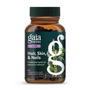 Gaia Zelišča Lasje, kože in nohti - Dopolnilo k podpori Zdrava koža, Lasje in Nail zdravje* - Astaksantin, Horsetail, Gotu Kola & Burdock - 60 Veganski tekoči Phyto-Capsules (30 Serving)