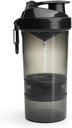 Smartshake Original 2GO, 20 oz Shaker pokal, Gunsmoke Black (Packaging May Vary)
