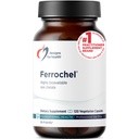 Designs for Health Iron – Vitalna za proizvodnjo energije, Imunski & Brain Health, visoka absorpcija Ferrochel Chellied Likalnik za ženske in moške kot Ferrous Bisglicinat Chelate – Nosečnost Safe (120 Vegan Caps)
