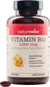 NatureWise Vitamin B12 1000 μg - prehranska dopolnila za podporo energijski presnovi, mentalna jasnost, zdravje živčnega sistema - Easy-to-Swallow, Soy & Gluten-free, Non-GMO - 360 Count[1-Leto dobave]