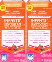 Rite Aid Dojenčki Dye-free Ibuprofen kapljice, Berry Flavor, 50 mg - 2 Value Pack 
