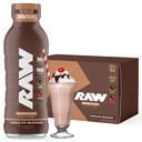 SUROVI stresanje beljakovin, čokolada - RTR Beljakovine Napitki z izolirnim sirotkinim proteinom po treningu - Zero-Sugar & Gluten-Free Meal Drink & Breakfast Shake, 12 Fl Oz