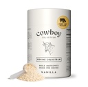 Cowboy kolostrum v prahu - goveji kolostrum v prahu za ženske in moške - prvi dan molzenje cel kolostrum - travni fed Colostrum dodatek za Gut zdravje, imuniteto, kožo in lase (Vanilla 40 Servings)