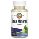 KAL Trace Minerals, 10 mg Mineral Supplements, Naravni okus apna Trace Minerals Dopolnila, Instant Dissolve ActivMelt tablete za optimalno absorpcijo Mineral Trace, 90 Serving, 90 Micro Tablets