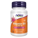 NOW Foods Supplements, Vitamin D-3 2.000 IU, Visoka moč, Strukturna podpora*, 240 Softgels