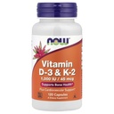 Vitamin D-3 in K-2 120 VegiCaps (paket z 2)