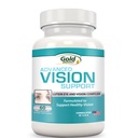 Advanced Vision Support - Lutein Eye & Vision Complex z luteinom, borovnico, cinkom, grozdnim semenom in esencialnimi vitamini - vse naravne mrežnice Kapsule za zdravje oči - Made in USA