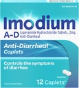 Imodij AD Driska Relief Caplets z Loperamid hidroklorid, 12 Število