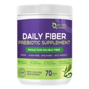 NATURE TARGET Daily Fiber Supplement - Topen Prebiotic Fiber Powder za Gut Health, Cela hrana visoka Fiber za prebavno zdravje & Rednost, Nearomade, Gluten & Sugar Free, Keto - 70 Servings