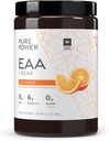 Dr. Mercola Pure Power Essential Aminokisline z BCAA, Orange Flavor, 12.3 oz (350 g), 30 Servingov, 8 g EAA, 6 g BCAA, 0 g sladkorja, Non-GMO, NSF Certified for Sport