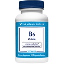 Vitamin B6 a Podpira proizvodnjo energije a 25 MG (100 rastlinskih kapsul)