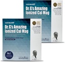 Dr G's Amazing Ionized Cal Mag - zdravje kosti Kalcij Magnezij v prahu dodatek - 60 palice x 2 pakiranja za 4 mesece (120 števk)