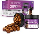 Probiotiki za pse Probiotične žveči in pregestivne encime Prebiotične Health Gut Srbeče kože Probiotiki Srbenje Driske Chew Dodatki Pasje hišne Prebiotike 200 Naravne mehke žvečljive tablete