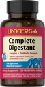 Lindberg Complete Digestant Multi-Encim Formula s pankreatinom in betain hidrokloridom, 120 kapsul