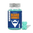 Velika brada rast Gummy za moške, 60 borovnice arome Gummies, z 10K MCG Biotin B12 kolagen in Elite brad lase rejo hranila & vitamini, rast močnejši, Daljši, Thicker & Fuller Beard