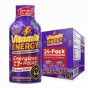 Vitamin Energy Focus+ Ekstra moč Energija Shot Grozdje 24 Pack, 260mg Naravni kofein, B-vitamini, CoQ10, Aminokisline, Fokus, Produktivnost in čistost, Nič sladkorja, Gluten-free, 1,93 fl oz