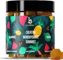 Kreatin monohidrat Gumiji – Vegan, brez sladkorja, 120-števec, 5000mg Kreatin za okrevanje in mišične zmogljivosti