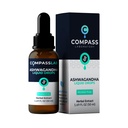 COMPASS LABORATORY Ashwagandha tekoče kapljice - podpora razpoloženju in Wellness dodatek - naravni Cortisol Manager in imunski ojačevalec - 2 fl oz