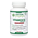 Zaytun Halal Vitamin B12 1000mcg, spodbuja proizvodnjo energije, presnovo in zdravo živčevje - vegetarijanci in Veganci Formula - Dairy-free - 4 Mesece dobave - Made in USA