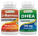 Best Naturals D-mannose 1500mg & DHEA 100mg