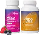 Microbiome Labs Kids & Pet Probiotic Bundele - MegaSporoBiotic za otroke + FidoSpore športi probiotiki za pse in mačke