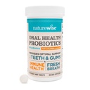 NatureWise peroralni probiotiki za usta slabo dihanje - žvečljivi sladkor brez mete - Lactobacillus reuteri žvečljivi - peroralni probiotiki za otroke in odrasle - Non-GMO USA Producted - 60 Count[60-Day Supply]