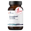 Designs for Health OmegAvail TG1000 - TG (Triglicerid) ribje olje dodatek z EPA/DHA - Visoko koncentrirano 1000mg Omega-3 Per Softgel - naravna limonina aroma + brez ribjega pookusa (60 kapsul)