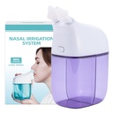 Nazal namakalni sistem, Nasal Rinse Machine, Sinus Rinse Machine, Sinus Cleaner Machine z vodo Sol Tank in zbiranje odpadkov Tank - Nose Cleaner za Sinus,Sinus Adult,Alergy relief - Purple