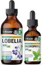 BIO KRAUTER Lobelia Tinktura 4 Fl. Oz. & Klorofil Tinktura 2 Fl. Oz.