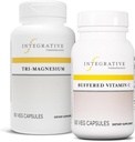 Integrativni terapevtski paket s puferiranim vitaminom C 1.000 mg, 60 kapsulami in trimagnezijem, 90 kapsulami - vitamin C za podporo antioksidantom* - trimagnezij za zdravje srca in kosti