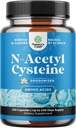 NAC dodatek N-Acetil Cysteine 600 mg - Veganska visoka absorpcija Ne-Smrdeča NAC 600 mg Kapsule Glutation Predkursor za čiščenje jeter Detox & Repair Plus Lung Health and Immunity Support (240ct)