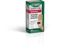 Curad Quickstop Flex-Fabric Bandages, Quickstop tehnologija za nadzor krvavitev, 0,75" x 2,83", 30 število (paket 3)