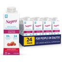 Nepro Nutrition Shake za ljudi na dializi, 19g beljakovin, 420 kalorij, mešano jagode, 8 fl oz, pakiranje po 24