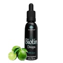 Biotin kapljice - 120 Serving, 2oz, limonina aroma, spodbujanje zdrave kože in nohtov las
