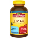 Narava Made Fish Oil Omega 3 Dodatki, 1200 mg Softgels, Omega 3 Ribje olje za zdravo srce podporo, 230 Softgels, 115 Dnevna dobava