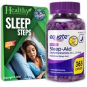 Equate Sleep-Aid Difenhidramin HCI 25 mg 365 Caplets in Vital Volume Sleep Koraki Nasveti Kartica