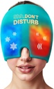 Migrena Relief Cold Cap – Repable Gel Ice Pack glavo Ovoj za glavobole, Puffy oči, Sinus tlaka, Maček – 360° Kompresija Migrena klobuk za ženske in moške – Cooling Cap for Tension & Stress Relief