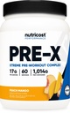 Nutricost Pre-X Xtreme Predworkout Powder Complex, Peach Mango, 60 Serving, Vegetarian, Non-GMO in Gluten brezplačno