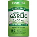 Narava je resnica Odorless česen softgels 