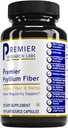 Premier Research Labs Premier Psyllium Fiber - Psylium Husk Kapsule, Visoke tablete za penis za odrasle, za ženske in moške, Dnevna podpora za digestivno zdravje - 180 Vegetarian kapsule